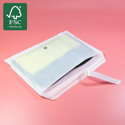 Custom Biodegradable Glassine Bags Garment Paper Packaging Bags For T-Shirt Clothes