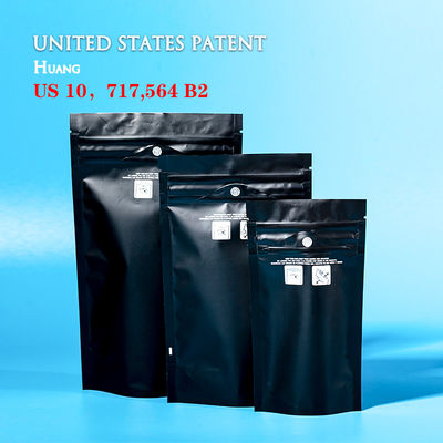 Custom Child Lock Safe Heat Seal Top Aluminum Mylar 5 Oz Stand Up Zip Top Bags
