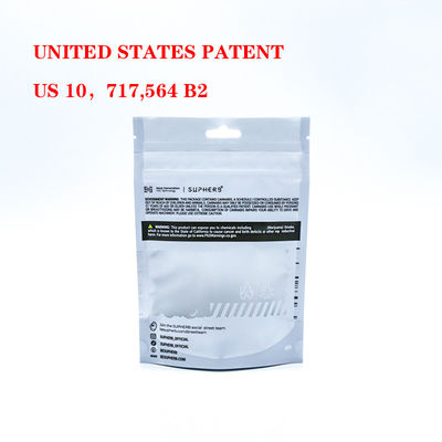 Secure Child Resistant Bags With Odor Resistance And Self-Standing Plastic Zipper Lock