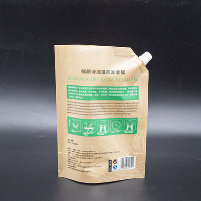 Custom Standing Up Spout Pouch Jelly Powder Liquid Packaging Spout Pouch Bag With Open Window
