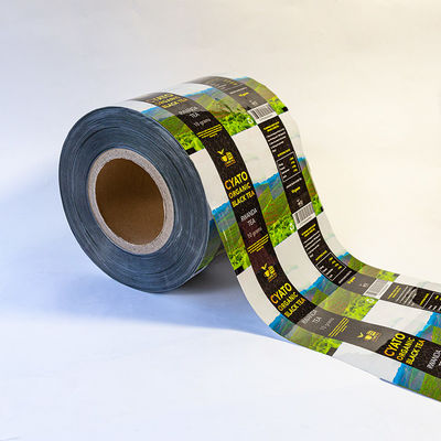 Food Aluminum Foil Composite Roll Film Color Printing Tea Snack Automatic Packaging Roll Film