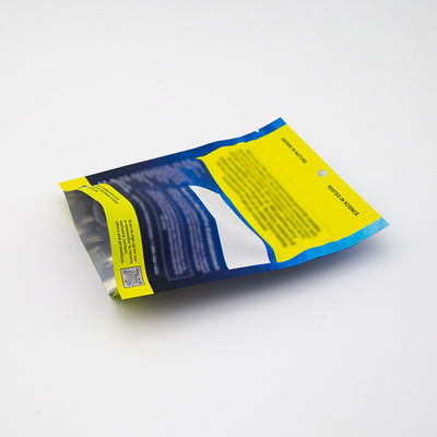 Custom Three-Sided Child-Resistant Vmopp+Pet+Pe Zipper Packaging Bag