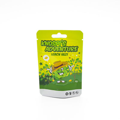 Custom Print Foil Laminated Child Resistant Ziplock Plastic Bag Tobacco Packaging Pouch Cookie Mylar Bags