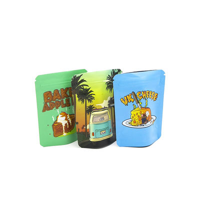 Custom Printed Resealable Child Resistant Smell Proof 1g 3.5g 7g 14g 28g 1oz Mylar Bag
