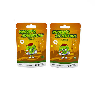 Child Resistant Ziplock Smell Proof Plastic Packaging Pouch Custom Printed Mylar Bags