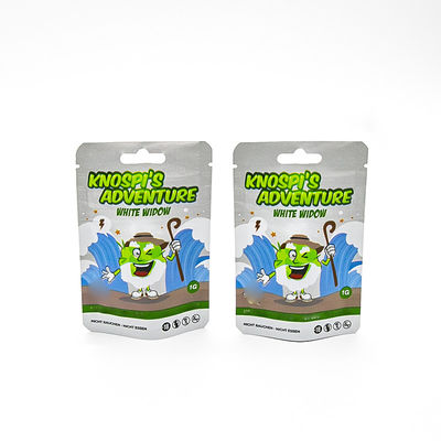 Zipper Nut Snack Aluminum Foil Cigar Tobacco Pack Smell Proof Sachet Packaging Mylar Bag For Food