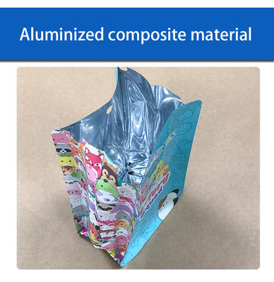 Custom Designed Resealable Bags Square Bottom Bag Composite Laminated Food Grade Packaging Bag