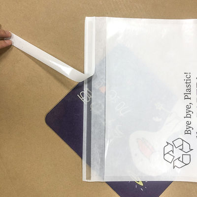 Wax Coated Biodegradable Semilucent White Glassine Paper Bags For T-Shirts