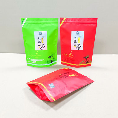 Premium Aluminized Stand-Up Plastic Pouches With Easy Tear For Food Storage