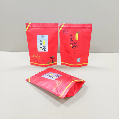 Customizable Printable Resuable Mylar Bags Stand Up Pouches With Zipper For Food Storage