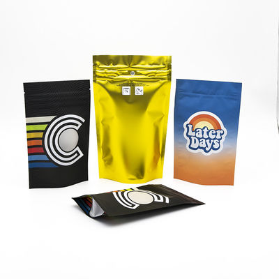 Child Resistant Mylar Ziplock Bag for Tobacco - 35 Bags
