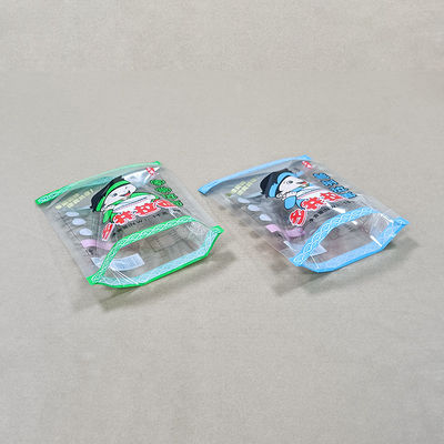 Transparent Mylar Bags Stand Up Pouch For Food With Zipper