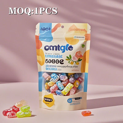 Customized Recyclable Biodegradable Food Packaging Smell Proof Bag Sealed Zipper Stand-up Mylar Pouch Bags