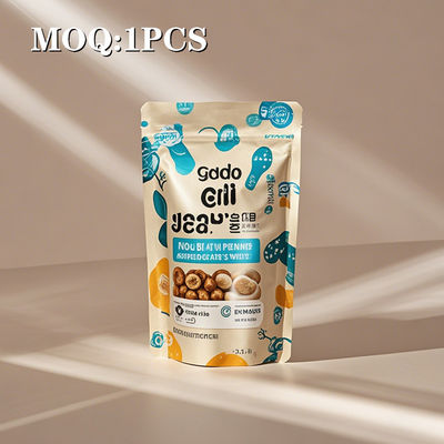 Matte or Glossy Food Safe Standards Smell Proof Packaging Bags with Resealable Zipper