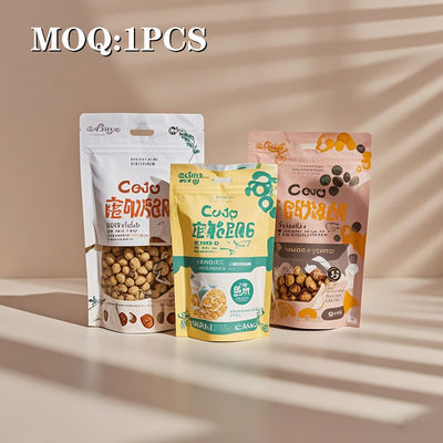 Custom Digital Printing Smell Proof Barrier 3.5g Mylar Packaging Bag Plastic Food Packaging Bags for Beans Food Storage