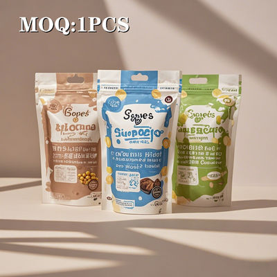 Super Low MOQ 1 Piece Fast Delivery Custom Digital Printing Wholesale Price Food Packaging Bag Mylar Bag