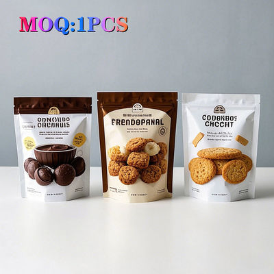 Custom Printed Stand Up Pouch Packaging Laminated Popcorn Snack Food Grade Plastic Potato Chips Bags