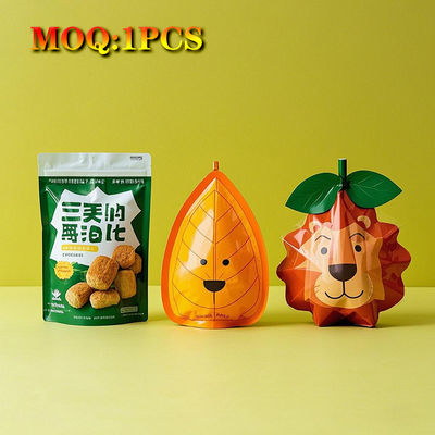 Custom Irregular Special Shaped Bags 3.5g Foil Smell Proof Die Cut Packaging Child Resistant Zipper Mylar Stand Up Pouches