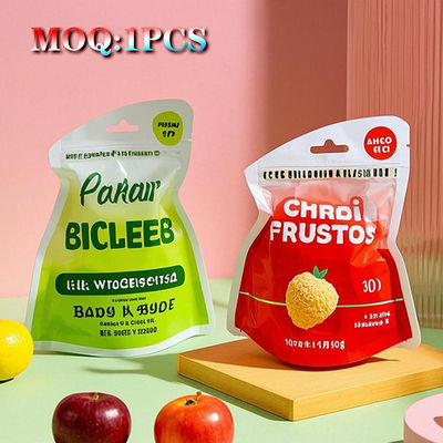 Customized Wholesale Durable Food-Grade Sealable Childproof 3.5g Die-Cut Mylar Bags For Gummy Candies