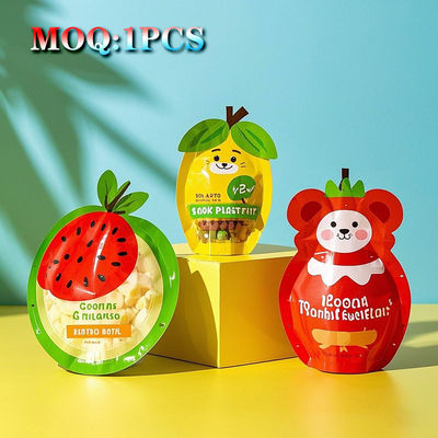 Custom Packaging Die Cut Heat Seal Resealable Stand Up Pouch Food Printed 3.5g Pouches Aluminum Plastic