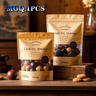 Laminated Aluminium Foil Flexible Plastic Zip Lock Doypack Gummy Food Packaging Bags Custom Print Recyclable Stand Up Pouch