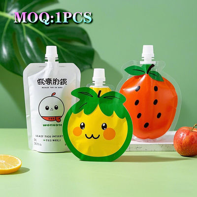 Custom Digital Printed Eco Friendly Recyclable Refill Food Grade High Temperature Resistant Stand Up Bag Liquid Bags Spout Pouch