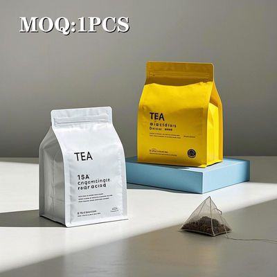 Eco-friendly Matte Black Kraft Paper Stand-up Pouch With Resealable Zipper And Clear Window For Coffee Tea And Dry Food Storage
