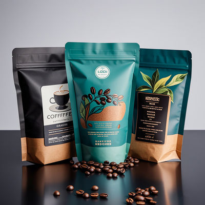 Wholesale Custom Logo Mylar Bags - Smell-proof Aluminum Foil Ziplock Pouches For Food And Coffee Packaging