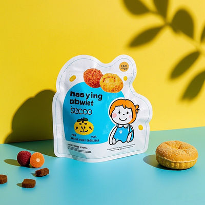 1oz To 5lb Custom Shaped Food Packaging Bags Leak-Proof & Freshness Seal  Snack Pet Food & Coffee Packaging