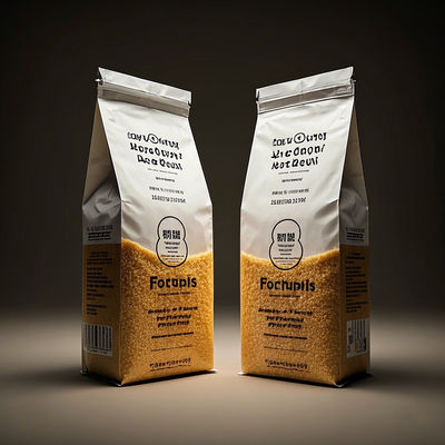 Resealable ZIP Lock + Recyclable Material Food Packaging Bag Zero-Waste Business Model