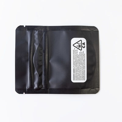 Custom Child Resistant Mylar Bag Wholesale Tamper Evident Zipper FDA Compliant Waterproof Reusable