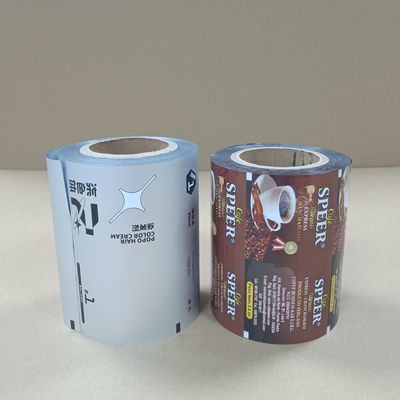High Barrier 3-Layer Coffee Roll Film Moisture Proof Freshness Lock Packaging for Coffee Beans / Powder Custom Size / Thickness