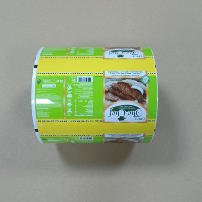 High Barrier Salad Dressing Roll Film Custom Printed Recyclable Packaging For Food Industry