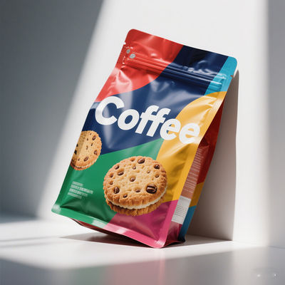 ​High-Barrier 8-Side Seal Stand-Up Pouch PET/AL/PE Composite & FDA 21 CFR