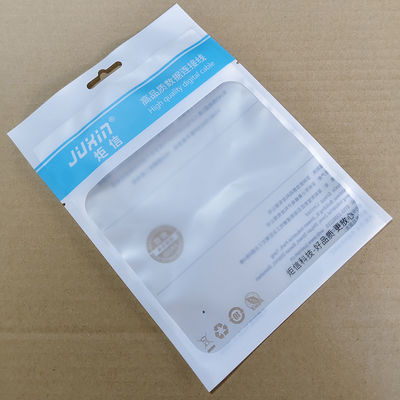 Hanging Hook Zipper Cable Organizer Bags | Clear Window, Durable & Reusable | Perfect for Tech Accessories, Travel, Office