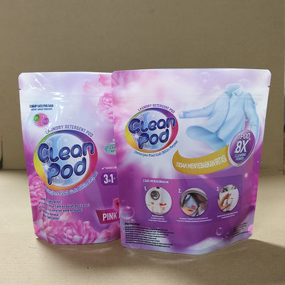 Customizable Laundry Detergent Pod Bags Multi-Layer Waterproof Packaging Child-Resistant, FDA-Certified  | For Commercial/Industrial Use