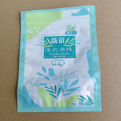 Bulk Order Transparent Laundry Pod Packaging Bag Leak-Proof Bottom Gusset Design