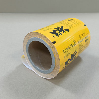 Custom Printed Peanut Butter Roll Film Packaging Food Grade PE/PET Composite