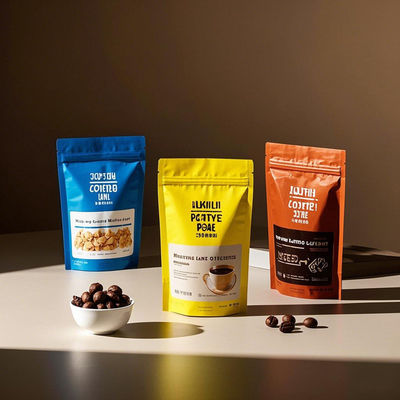 Premium Matte Stand-Up Bags With Partial Display Window Custom Sizes Zipper Seal Food-Grade For Dried Fruits & Nuts