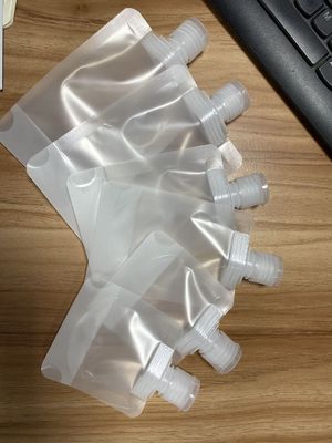 Customization Transparent Ready To Go Spout Bags In Stock