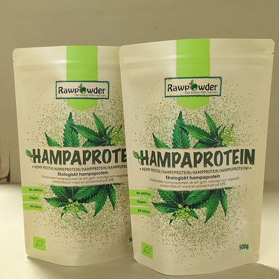Premium Kraft Paper Stand-Up Pouches With PE Lining Food Grade Custom Printing Eco-Friendly Stackable