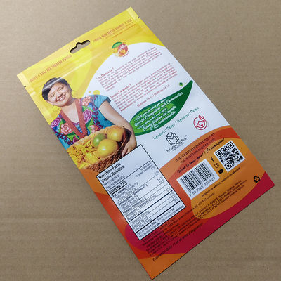 Self-Seal Stand-Up Mango Bag Zipper Lock IPX4 Moisture-Proof 500+ Reclosures