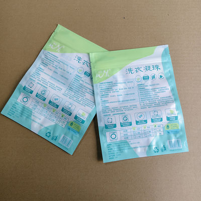 30% RPET Laundry Pod Bags GRS Certified SIOC E-commerce Ready