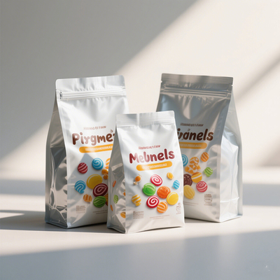 Custom Printed Mylar Bags With Transparent Window | 8-Color Gravure Branding
