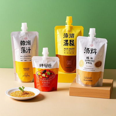 Custom Plastic Spout Bags Food Packaging Bag Plastic Aluminum Foil Mylar Bag Stand Up Pouch Doypack For Milk Juice