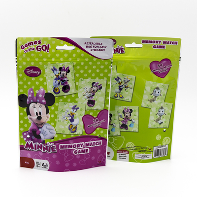 Reusable Toys Packaging Stand Up Pouches With Customizable Kid-Friendly Design And Colorful Printing.