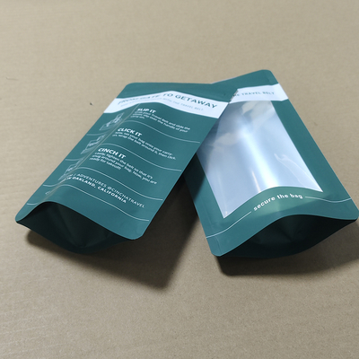 PE Stand Up Food Packaging Bags with Window 10cm-50cm Width