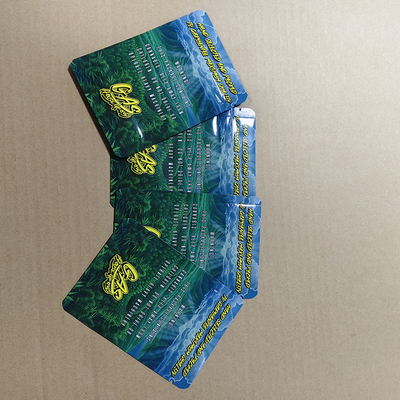 Highland Pattern 3-Side Seal Child-Proof Pouches - Moisture Barrier & 10-Color Rotogravure Printing