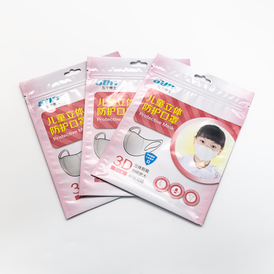 Disposable Eco Friendly Custom Brand Logo Children Protective Masks Packaging Bags With Disinfecting And Sterile.
