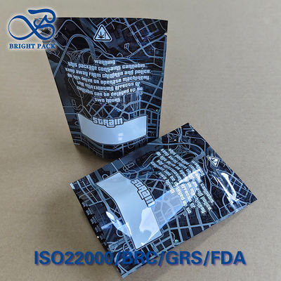 Custom GTA Print Child-Proof Pouches - 3-Side Seal & Tamper-Evident Feature